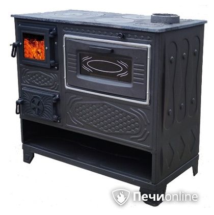 Отопительно-варочная печь МастерПечь ПВ-05С с духовым шкафом, 8.5 кВт в Брянске